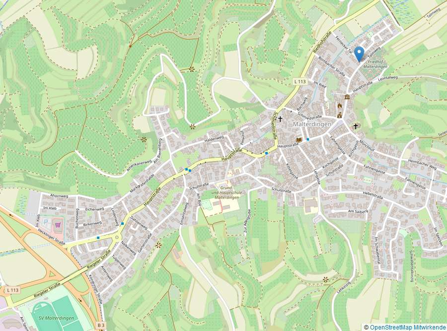 Anfahrt Malterdingen